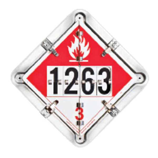 Full Frame Tanker Flip Placard, 13-1/2inH
