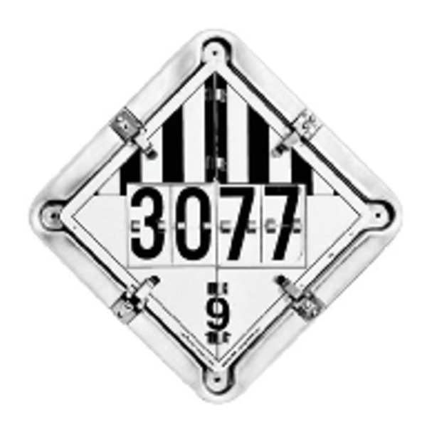 Flip Placard Duo-Flip, 13-1/2inx13-1/2in