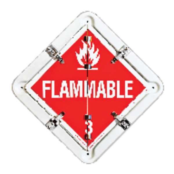 Trailer Flip Placard, 13-1/2inx13-1/2in