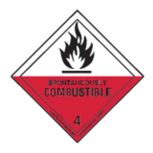 Spontaneous Combust Lbl, 100mmx100mm, 500, HML21
