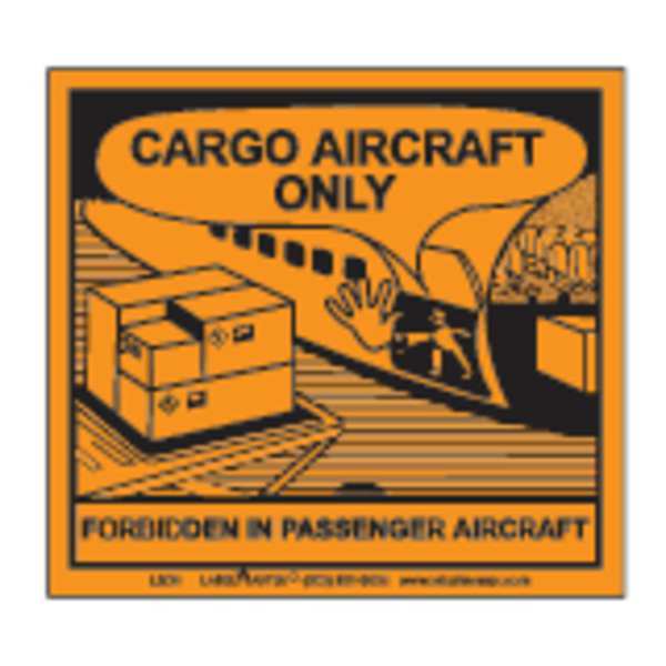 Cargo Aircraft Only Lbl, 100mmx120mm, 500, L20R