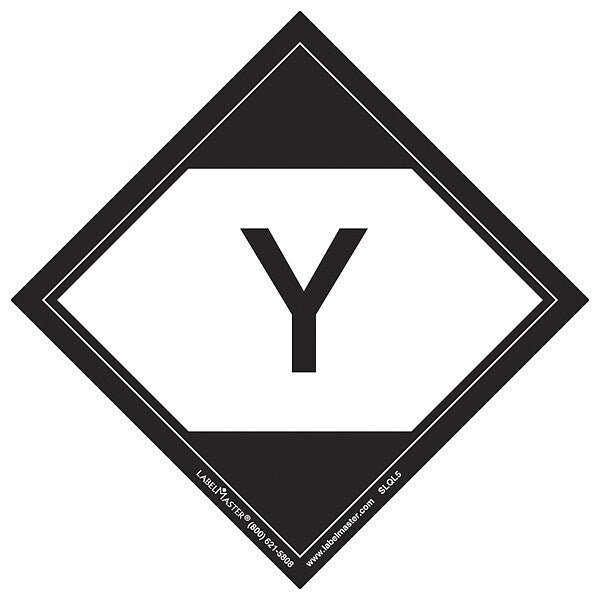 Limited Quantity Label, 100mmx100mm, 500, SLQL5