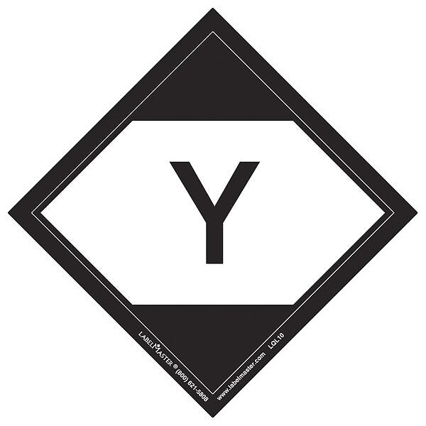Limited Quantity Label, 100mmx100mm, 100, LQL10