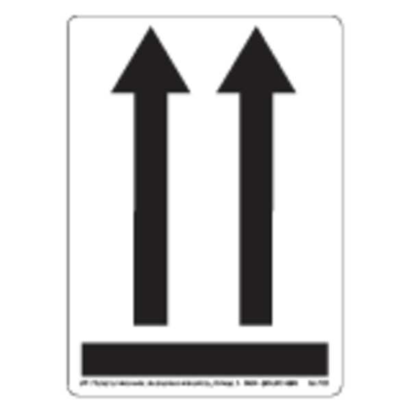 Arrows Label, 3-1/4inx4-1/2in, Paper, 500