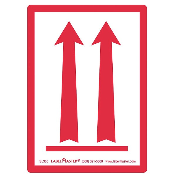 Arrows Lbl, 2-15/16inx4-1/8in, Polypro, 500