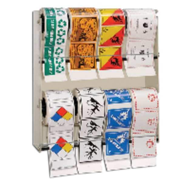 Two Tier Label Dispenser, 6inx23-1/2in