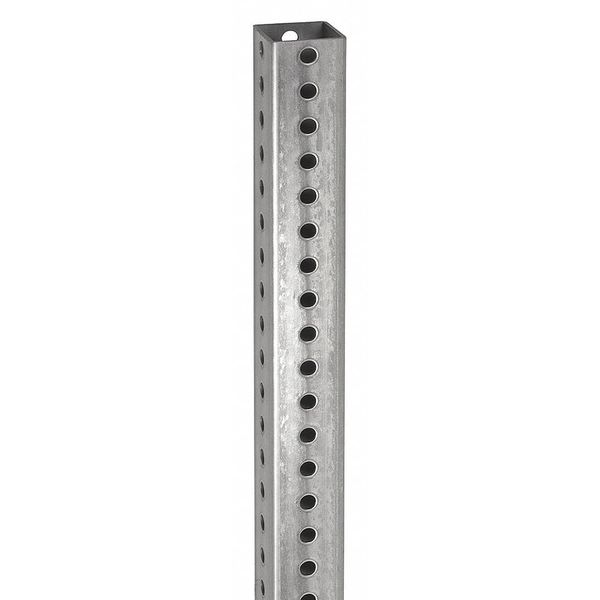Sign Post, Silver, Steel, 12 ft L