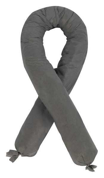 Absorbent Sock, Gray, 4 gal., PK4