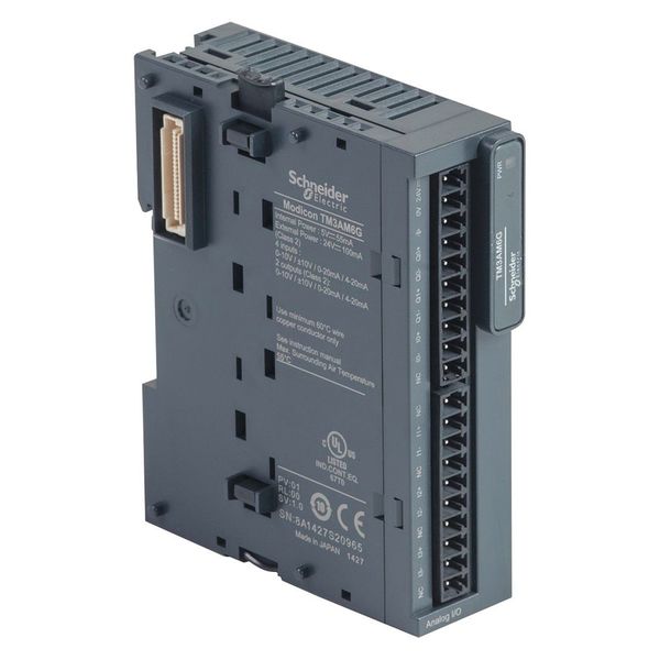 Ext Module, TM3, 2 outputs, Terminal Block