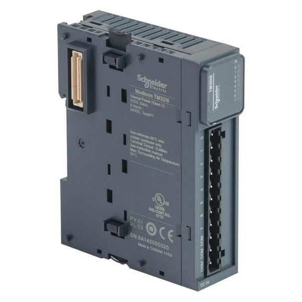 Ext Module, TM3, 8 inputs, Terminal Block