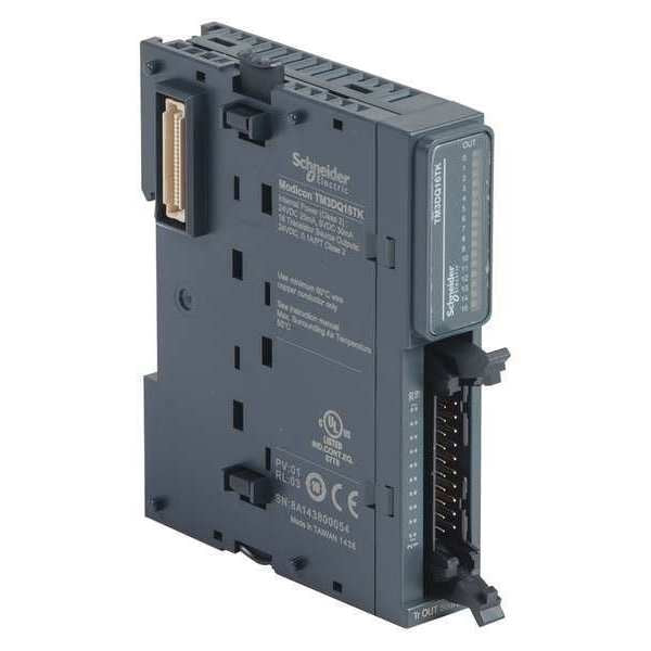 Ext Module, TM3, 0 inputs, 16 outputs, 24VDC