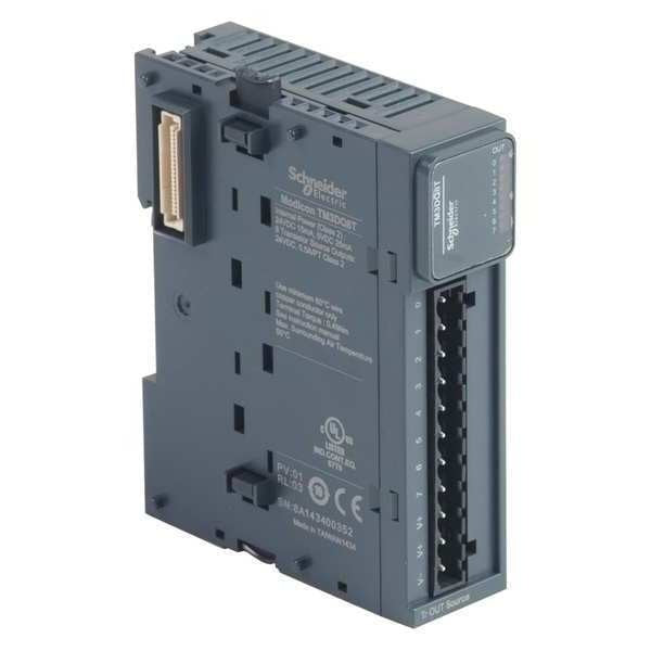 Ext Module, 0 inputs, 8 outputs, Term Block