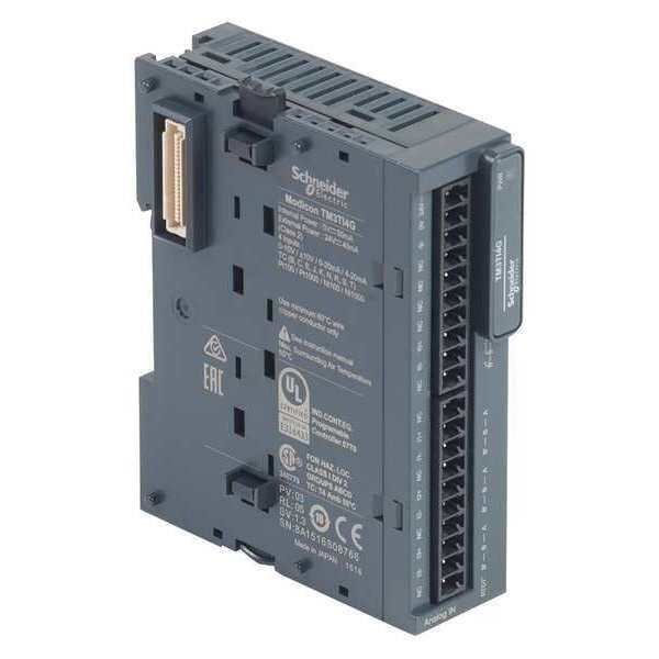 Ext Module, TM3, 4 inputs, Term Block, 24VDC