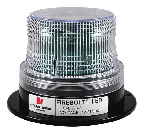 Beacon Light, LED, 12/24VDC, Clear