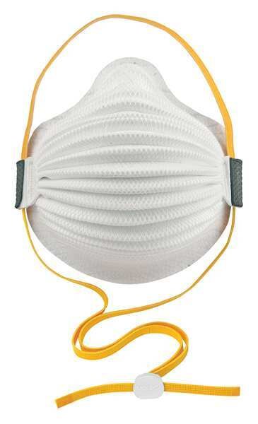 P95 Disposable Respirator, M/L, White, PK8