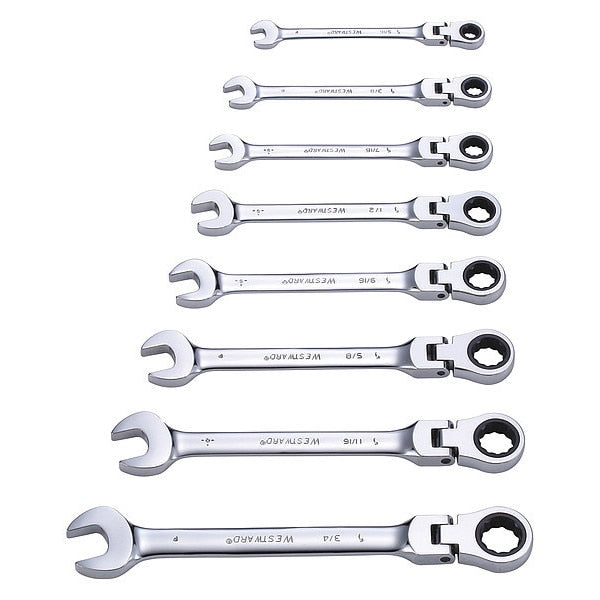 Ratcheting Wrench Set, Pieces 8