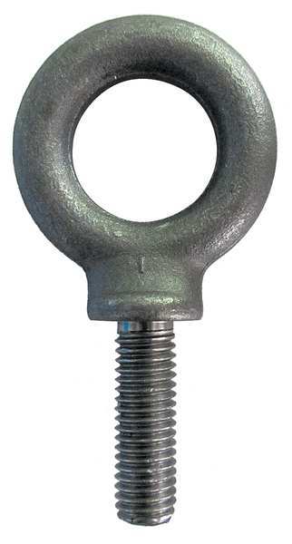 Machinery Eye Bolt With Shoulder, 3/8