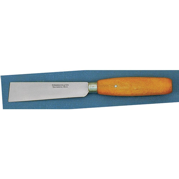 Wide Point Shoe Knife, Length 4, Wide, Hardwood, 7-1/2