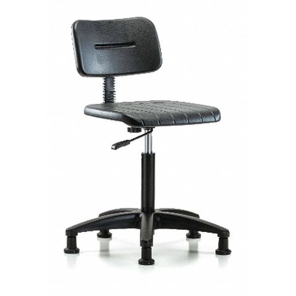 Basic Poly Med Bench Chair, Glides