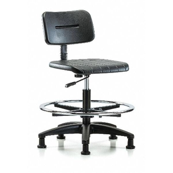 Basic Poly Med Bench Chair, CF, Glides