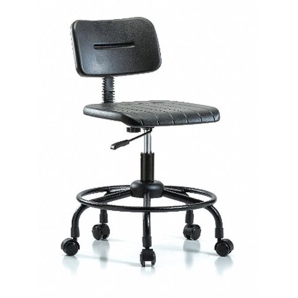 Basic Poly Med Bench Chair, RT, Casters