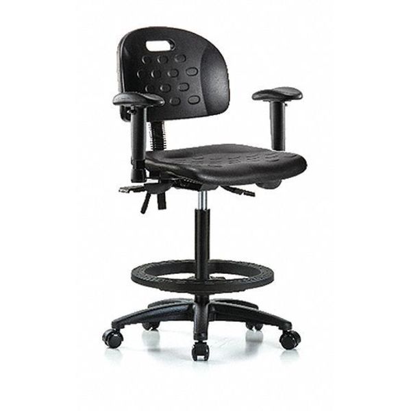 Fabric High Bench Chair, 24-1/4