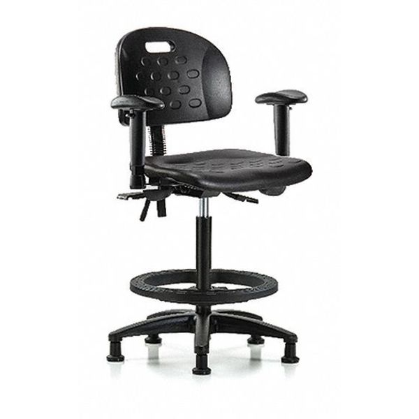 Fabric High Bench Chair, 24-1/4