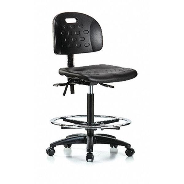 Fabric High Bench Chair, 24-1/4