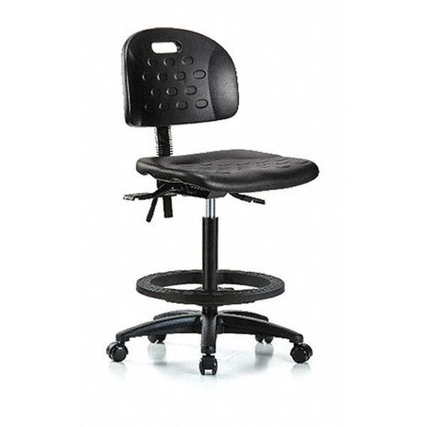 Vinyl High Bench Chair, 24-1/4