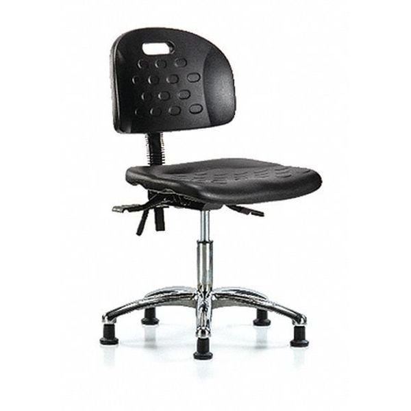Ergonomic Chair, Vinyl, 17-3/4
