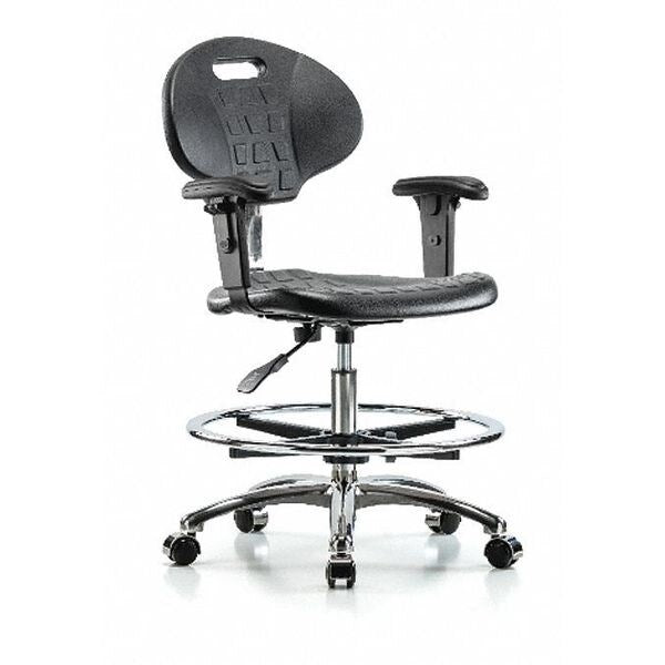 Vinyl Medium Bench Chair, 19-1/2