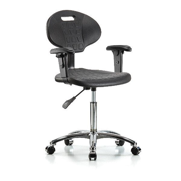 Erie Med Bench Chair, Chrome, AA, Casters