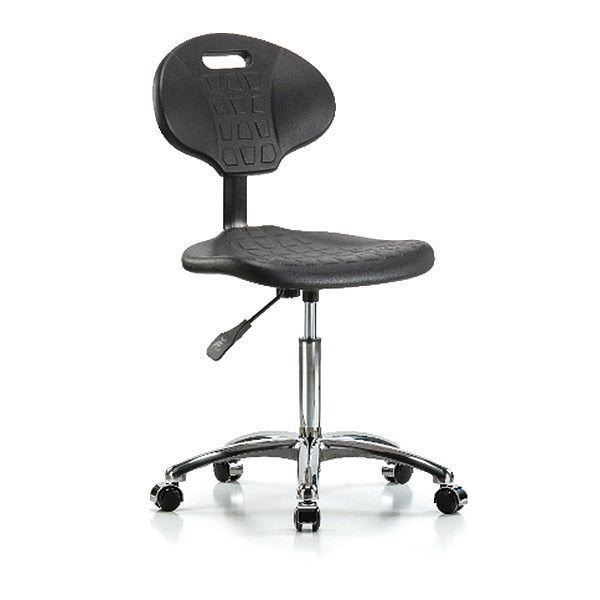 Erie Med Bench Chair, Chrome, Casters