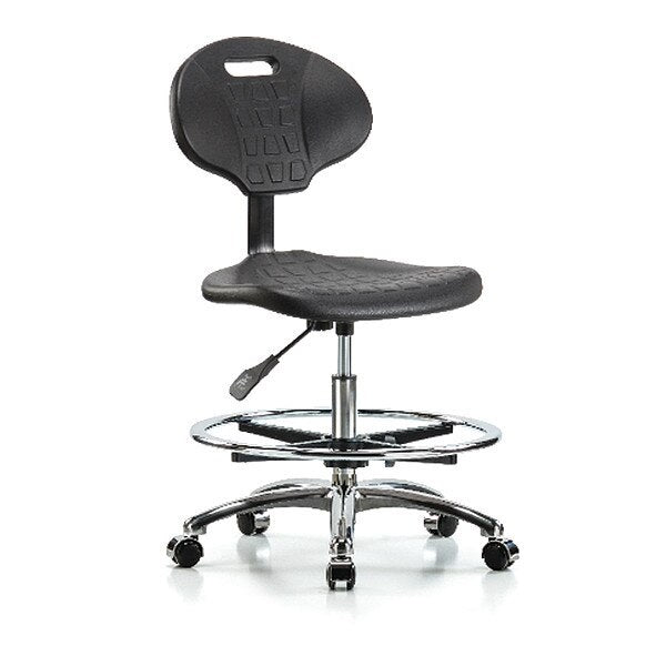 Erie Med Bench Chair, Chrome, CF, Casters
