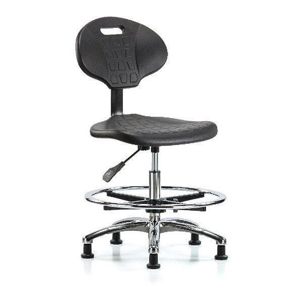 Erie Med Bench Chair, Chrome, CF, Glides