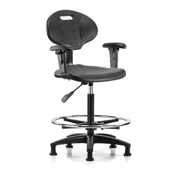 Erie Hi Bench Chair, AA, CF, Glides