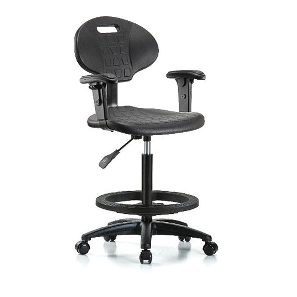 Erie Hi Bench Chair, AA, BF, Casters