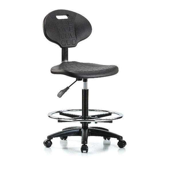 Erie Hi Bench Chair, CF, Casters