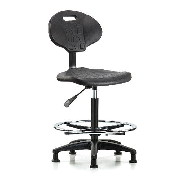 Erie Hi Bench Chair, CF, Glides