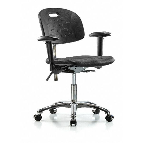 Vinyl Clean Room Chair, 17-3/4