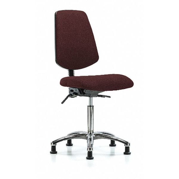 Fab Med Bench Chair, Bk, Glds, Bur, Arm Style: No Arms