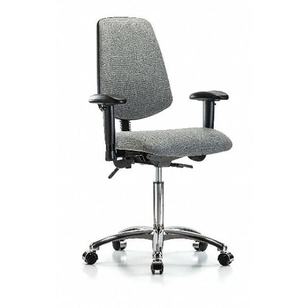Fab Med Bench Chair, Bk, Cast, Gry, Color: Gray