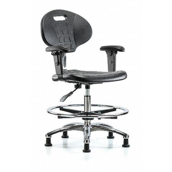 Vinyl Medium Bench Chair, 19-1/2