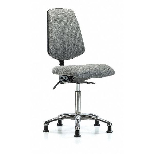 Fab Med Bench Chair, Bk, Glds, Gry, Color: Gray