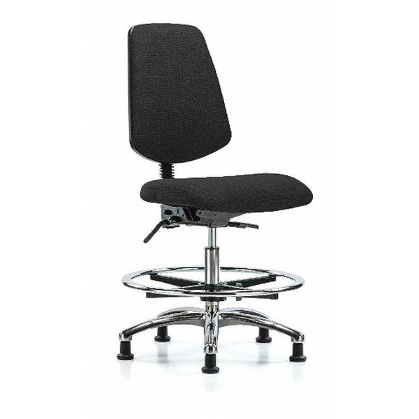 Fab Med Bench Chair, Bk, CF, Glds, Blk