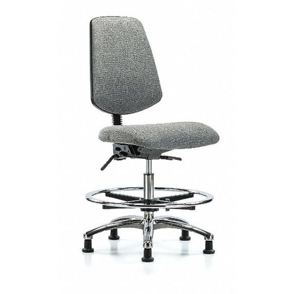 Fab Med Bench Chair, Bk, CF, Glds, Gry