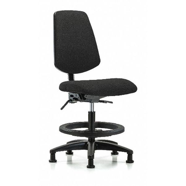 Fab Med Bench Chair, Bk, BF, Glds, Blk, Seat Height Range: 22