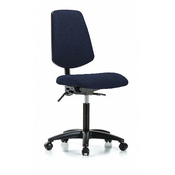 Fab Med Bench Chair, Bk, Cast, Navy, Frame Material: Nylon Reinforced Fiberglass