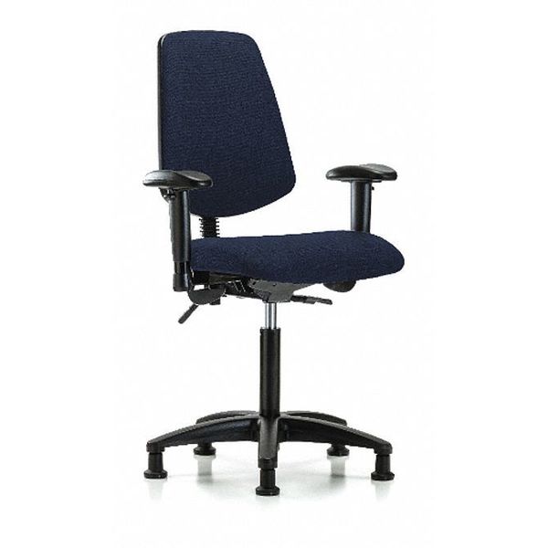 Fab Med Bench Chair, Bk, Glds, Navy, Weight Capacity: 300 lb.
