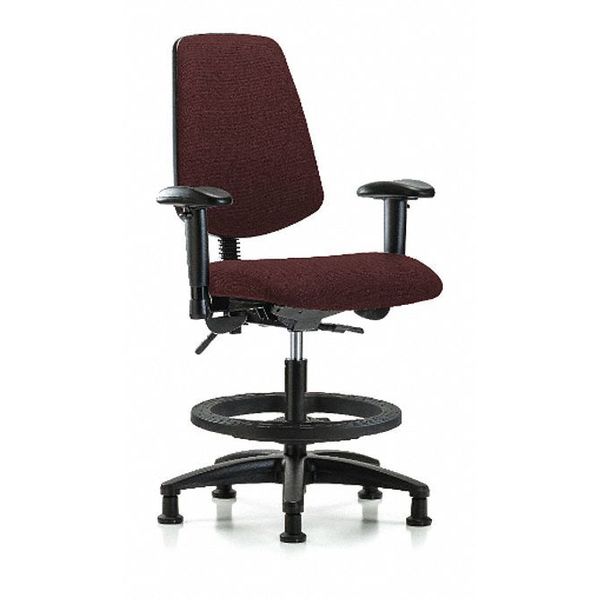 Fab Med Bench Chair, Bk, BF, Glds, Bur, Weight Capacity: 300 lb.
